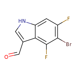 5-bromo-4,6-difluoro-1H-indole-3-carbaldehyde