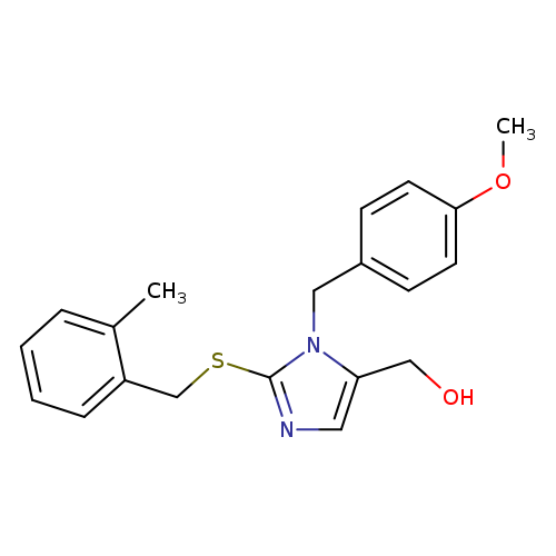{1-[(4-methoxyphenyl)methyl]-2-{[(2-methylphenyl)methyl]sulfanyl}-1H-imidazol-5-yl}methanol