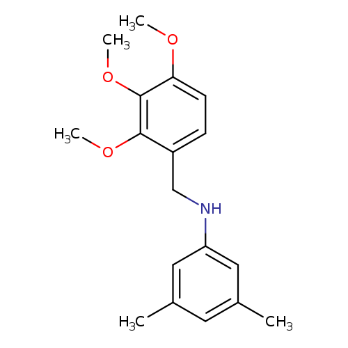 3,5-dimethyl-N-(2,3,4-trimethoxybenzyl)aniline