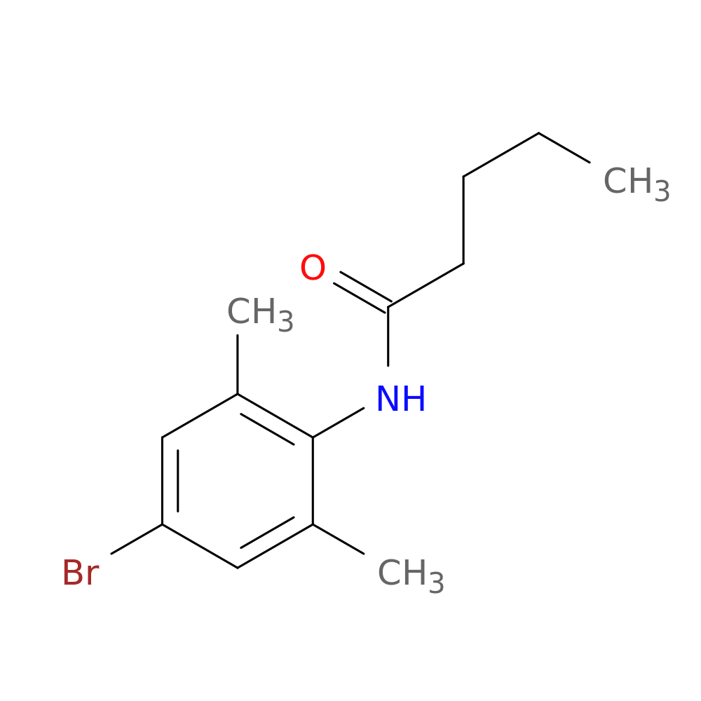 N-(4-bromo-2,6-dimethylphenyl)pentanamide