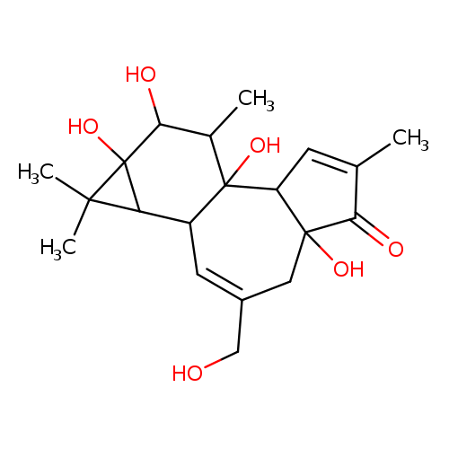 5H-Cyclopropa[3,4]benz[1,2-e]azulen-5-one,1,1a,1b,4,4a,7a,7b,8,9,9a-decahydro-4a,7b,9,9a-tetrahydroxy-3-(hydroxymethyl)-1,1,6,8-tetramethyl-,(1aR,1bS,4aR,7aS,7bS,8R,9R,9aS)-