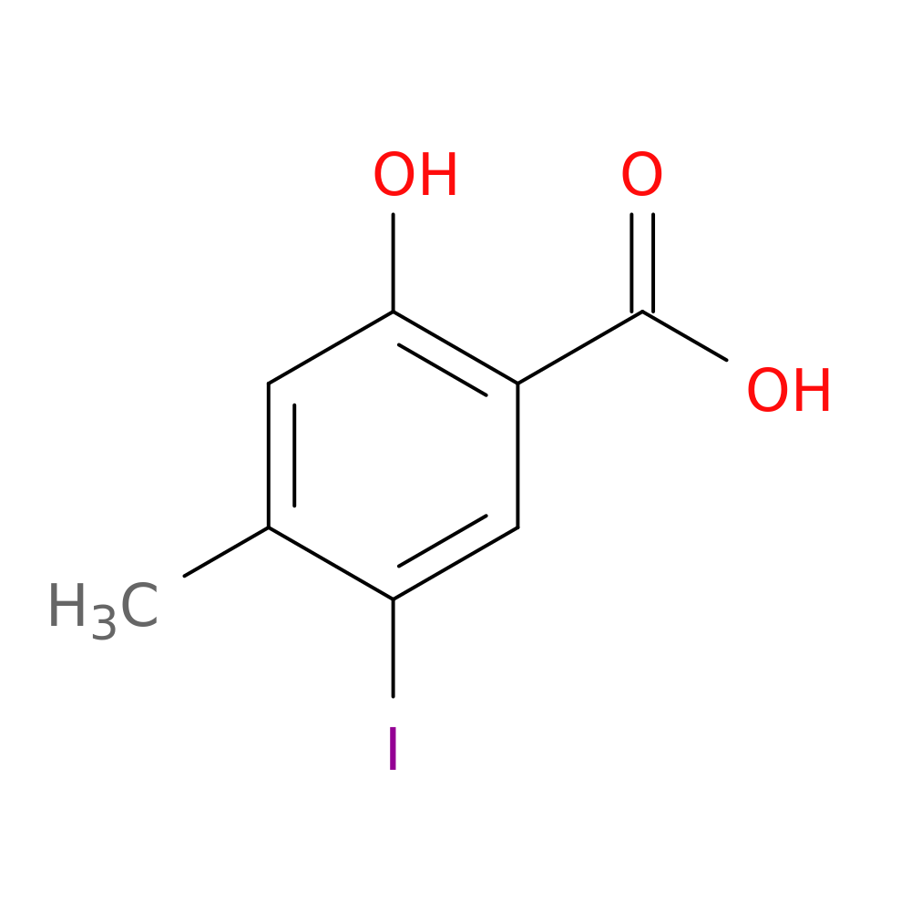2-Hydroxy-5-iodo-4-methylbenzoic acid