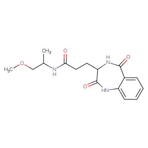 3-(2,5-dioxo-2,3,4,5-tetrahydro-1H-1,4-benzodiazepin-3-yl)-N-(1-methoxypropan-2-yl)propanamide