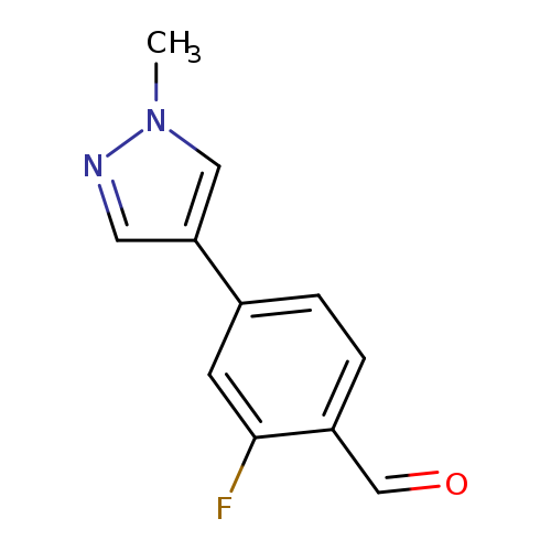 2-FLUORO-4-(1-METHYL-1H-PYRAZOL-4-YL)BENZALDEHYDE