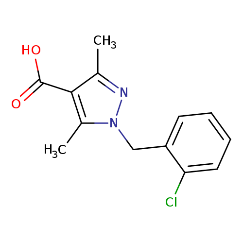 1-[(2-chlorophenyl)methyl]-3,5-dimethyl-1h-pyrazole-4-carboxylic acid