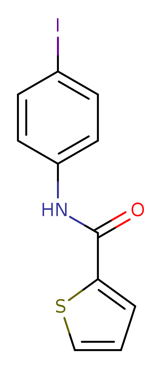 2-Thiophenecarboxamide,N-(4-iodophenyl)-