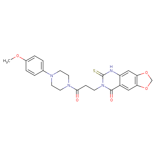 7-{3-[4-(4-methoxyphenyl)piperazin-1-yl]-3-oxopropyl}-6-sulfanylidene-2H,5H,6H,7H,8H-[1,3]dioxolo[4,5-g]quinazolin-8-one
