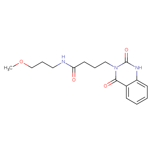 4-(2,4-dioxo-1,2,3,4-tetrahydroquinazolin-3-yl)-N-(3-methoxypropyl)butanamide