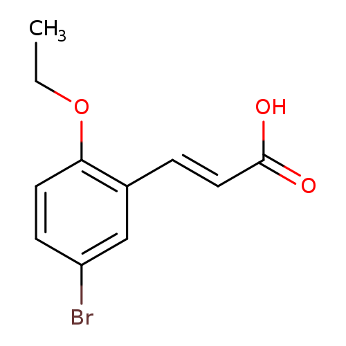 (2E)-3-(5-bromo-2-ethoxyphenyl)prop-2-enoic acid
