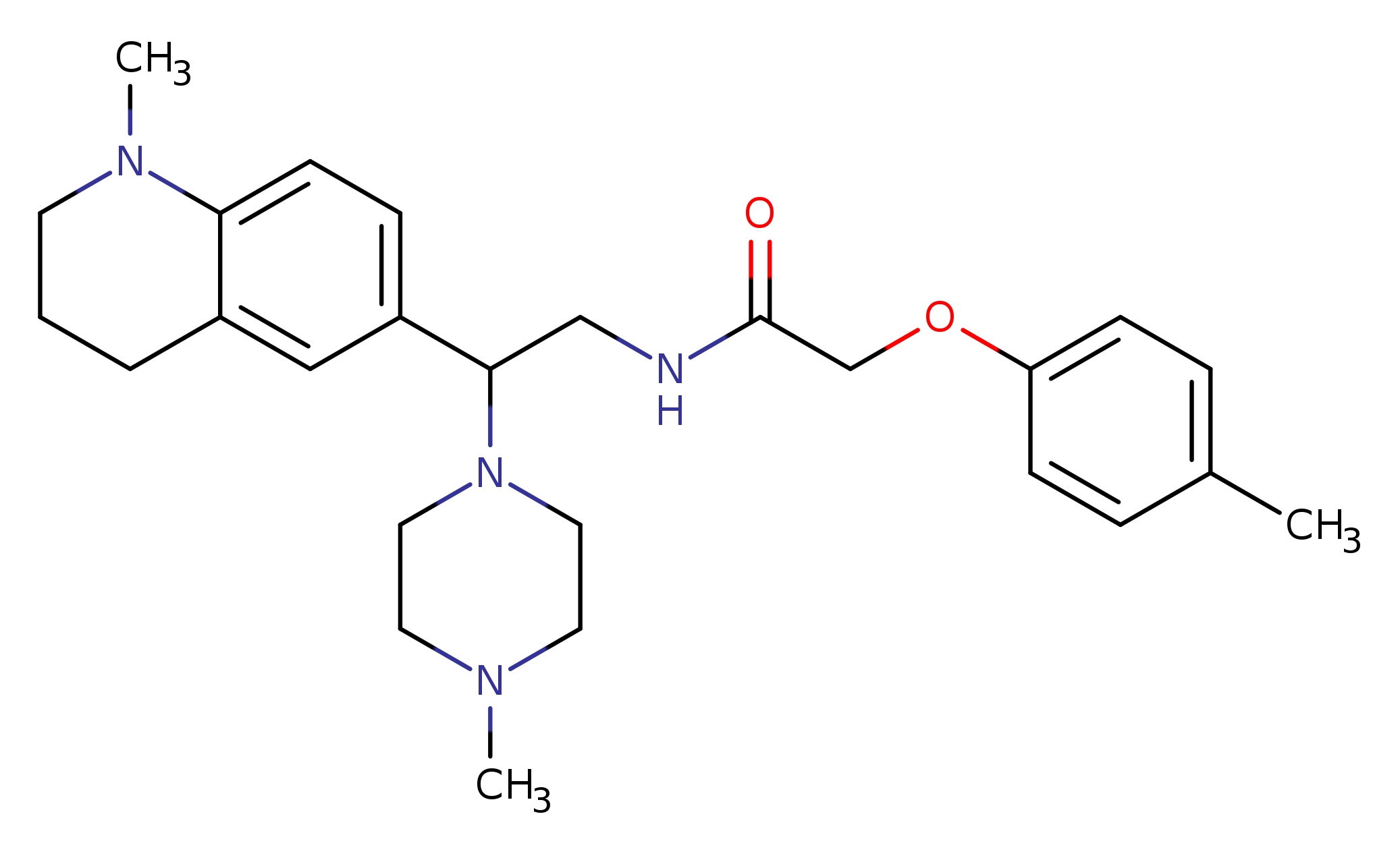 N-[2-(1-methyl-1,2,3,4-tetrahydroquinolin-6-yl)-2-(4-methylpiperazin-1-yl)ethyl]-2-(4-methylphenoxy)acetamide