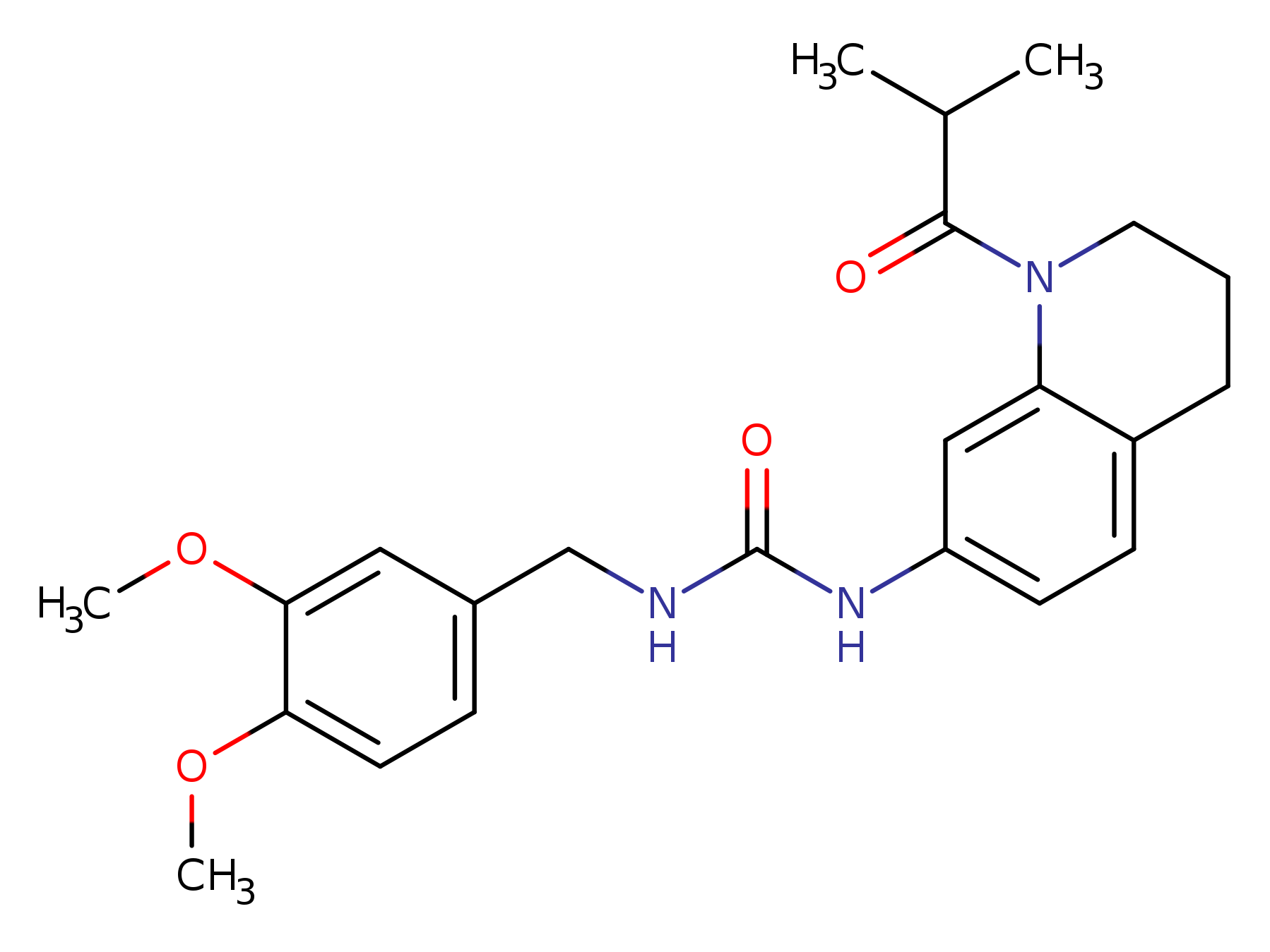 1-[(3,4-dimethoxyphenyl)methyl]-3-[1-(2-methylpropanoyl)-1,2,3,4-tetrahydroquinolin-7-yl]urea