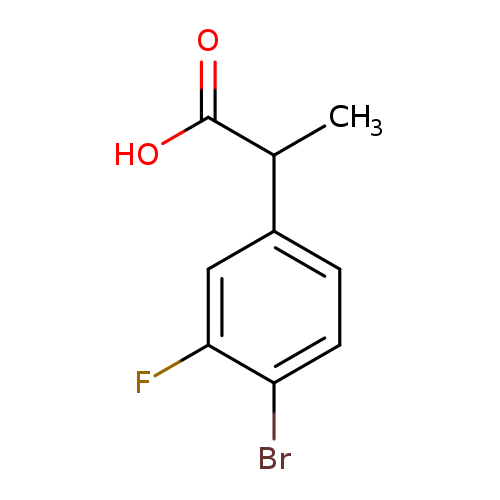 2-(4-bromo-3-fluorophenyl)propanoicacid