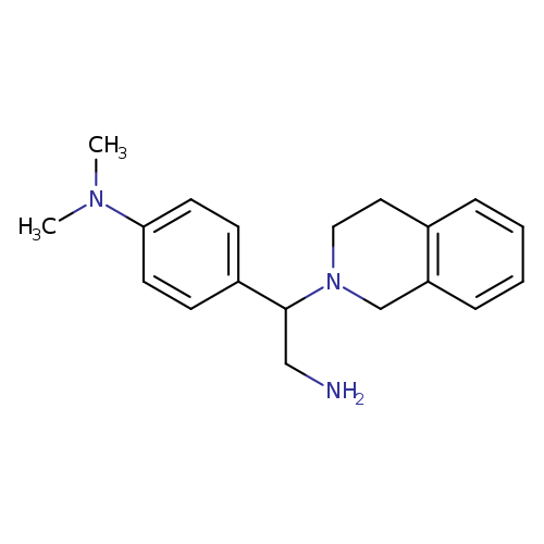 (4-[2-AMINO-1-(3,4-DIHYDROISOQUINOLIN-2(1H)-YL)ETHYL]PHENYL)DIMETHYLAMINE