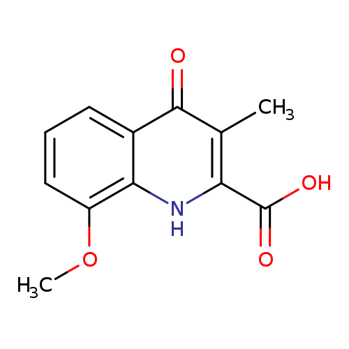 8-methoxy-3-methyl-4-oxo-1,4-dihydroquinoline-2-carboxylic acid