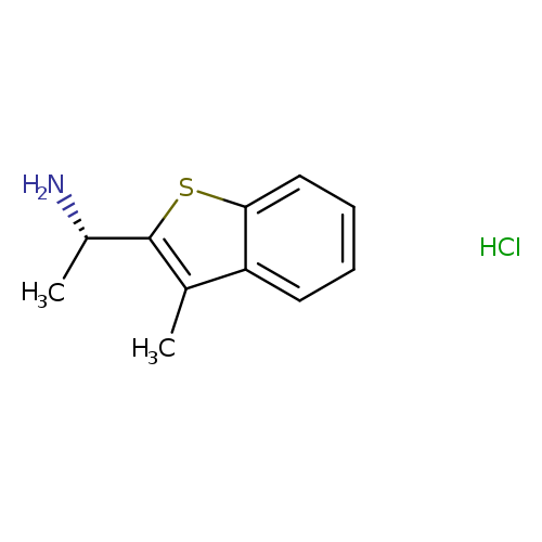 (1S)-1-(3-methyl-1-benzothiophen-2-yl)ethan-1-amine hydrochloride