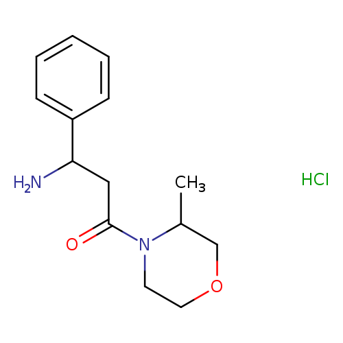 3-amino-1-(3-methylmorpholin-4-yl)-3-phenylpropan-1-one hydrochloride