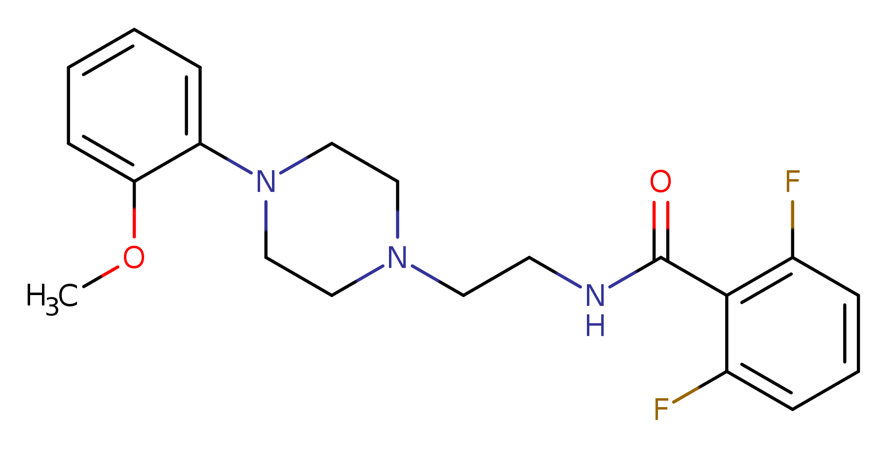 2,6-difluoro-N-{2-[4-(2-methoxyphenyl)piperazin-1-yl]ethyl}benzamide