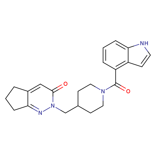 2-{[1-(1H-indole-4-carbonyl)piperidin-4-yl]methyl}-2H,3H,5H,6H,7H-cyclopenta[c]pyridazin-3-one
