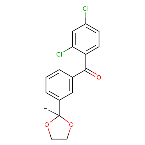 2,4-Dichloro-3'-(1,3-dioxolan-2-yl)benzophenone