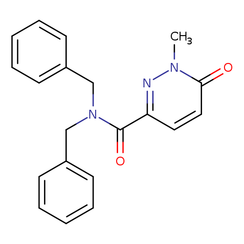 N,N-dibenzyl-1-methyl-6-oxo-1,6-dihydropyridazine-3-carboxamide