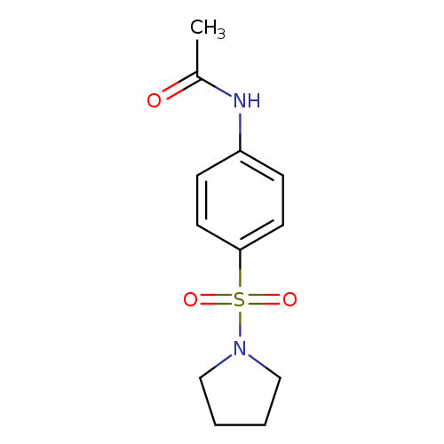 Acetamide, N-[4-(1-pyrrolidinylsulfonyl)phenyl]-