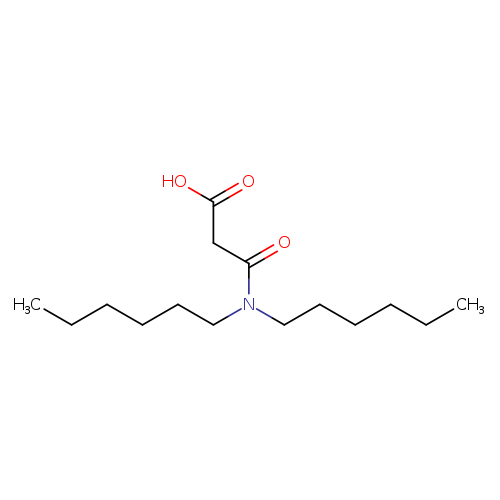 2-(dihexylcarbamoyl)acetic acid