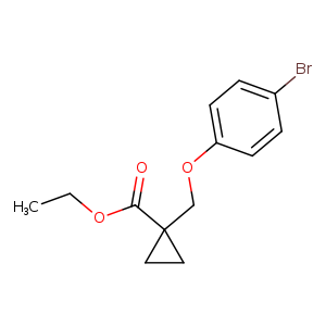 ethyl 1-((4-broMophenoxy)Methyl)cyclopropanecarboxylate