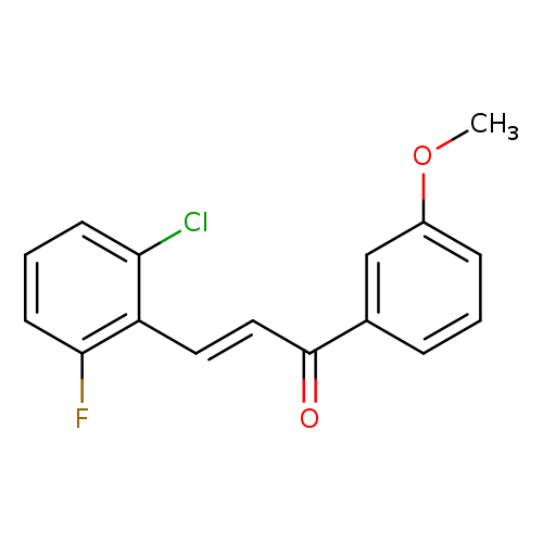 (2E)-3-(2-chloro-6-fluorophenyl)-1-(3-methoxyphenyl)prop-2-en-1-one