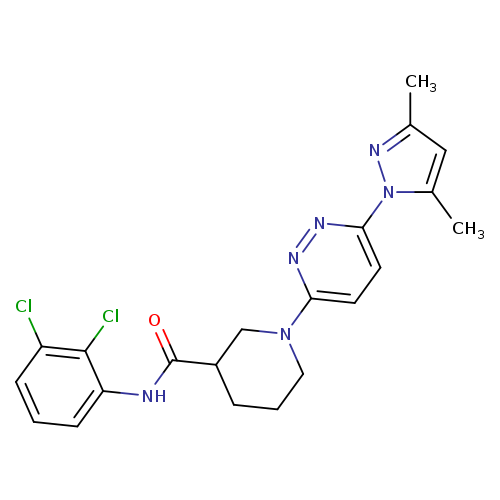 N-(2,3-dichlorophenyl)-1-[6-(3,5-dimethyl-1H-pyrazol-1-yl)pyridazin-3-yl]piperidine-3-carboxamide