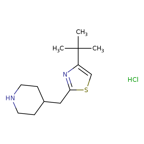 4-[(4-tert-butyl-1,3-thiazol-2-yl)methyl]piperidine hydrochloride