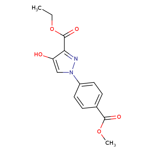 ethyl 4-hydroxy-1-(4-(methoxycarbonyl)phenyl)-1H-pyrazole-3-carboxylate