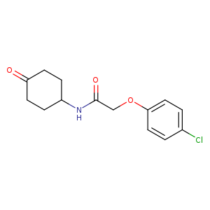 2-(4-chlorophenoxy)-N-(4-oxocyclohexyl)acetamide