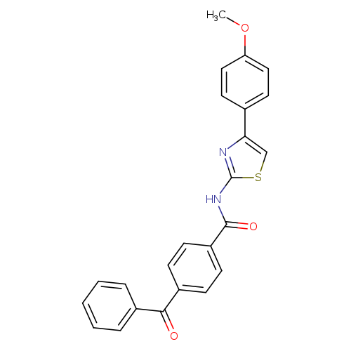4-benzoyl-N-[4-(4-methoxyphenyl)-1,3-thiazol-2-yl]benzamide