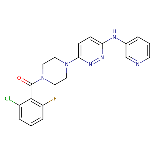 6-[4-(2-chloro-6-fluorobenzoyl)piperazin-1-yl]-N-(pyridin-3-yl)pyridazin-3-amine
