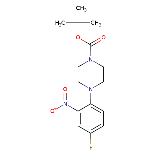 tert-Butyl 4-(4-fluoro-2-nitrophenyl)piperazine-1-carboxylate