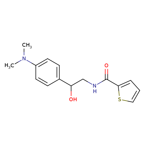 N-{2-[4-(dimethylamino)phenyl]-2-hydroxyethyl}thiophene-2-carboxamide