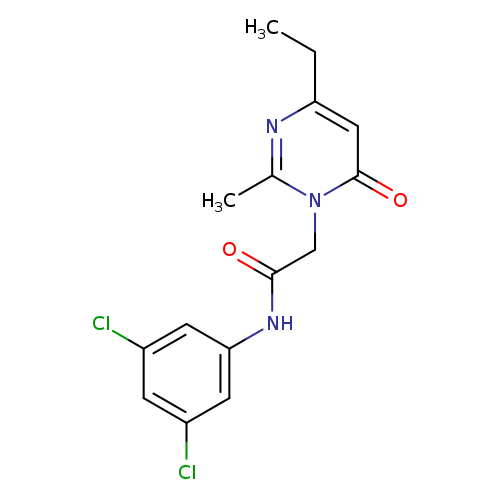 N-(3,5-dichlorophenyl)-2-(4-ethyl-2-methyl-6-oxo-1,6-dihydropyrimidin-1-yl)acetamide