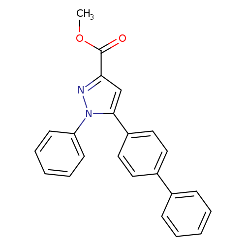 5-Biphenyl-4-yl-1-phenyl-1H-pyrazole-3-carboxylic acid methyl ester