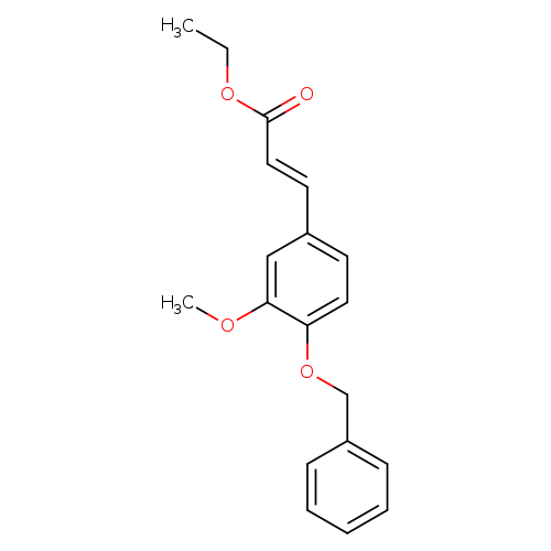 (E)-Ethyl 3-(4-(benzyloxy)-3-methoxyphenyl)acrylate