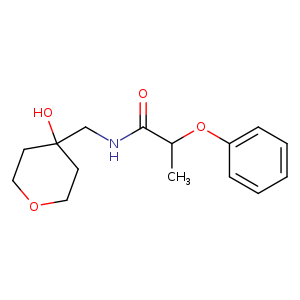 N-[(4-hydroxyoxan-4-yl)methyl]-2-phenoxypropanamide