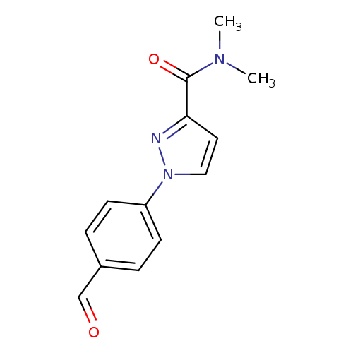 1-(4-formylphenyl)-N,N-dimethyl-1H-pyrazole-3-carboxamide
