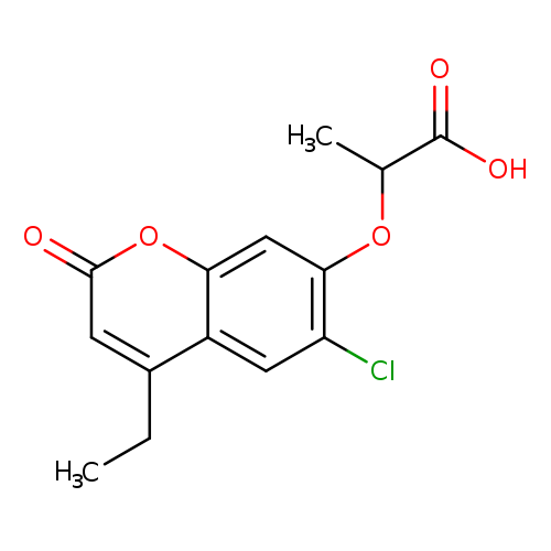 2-[(6-Chloro-4-ethyl-2-oxo-2h-chromen-7-yl)oxy]propanoic acid