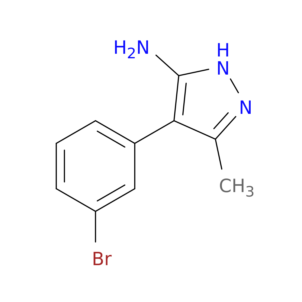 4-(3-bromophenyl)-3-methyl-1H-pyrazol-5-amine