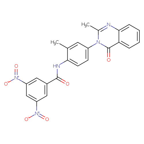 N-[2-methyl-4-(2-methyl-4-oxo-3,4-dihydroquinazolin-3-yl)phenyl]-3,5-dinitrobenzamide