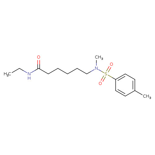 N-ethyl-6-(N-methyl4-methylbenzenesulfonamido)hexanamide