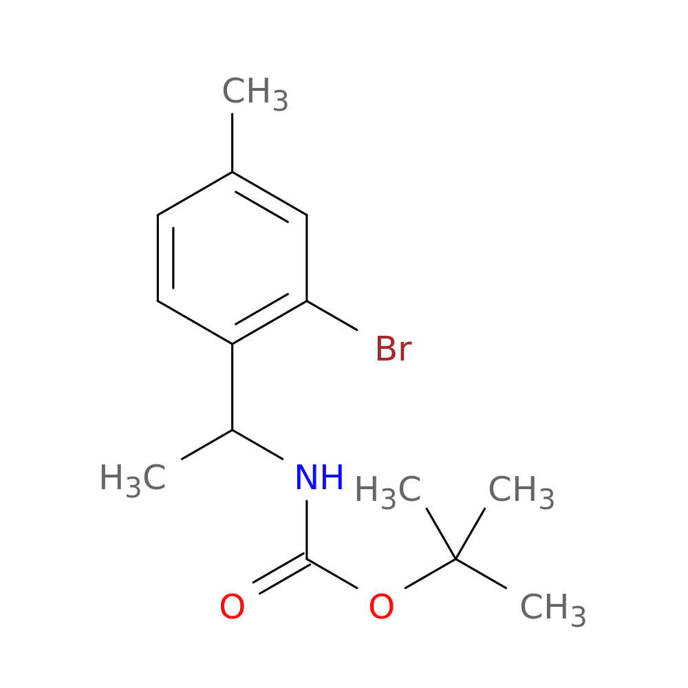 [1-(2-Bromo-4-methyl-phenyl)-ethyl]-carbamic acid tert-butyl ester
