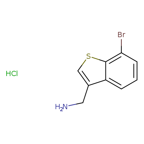 1-(7-bromo-1-benzothiophen-3-yl)methanamine hydrochloride