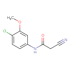 N-(4-chloro-3-methoxyphenyl)-2-cyanoacetamide
