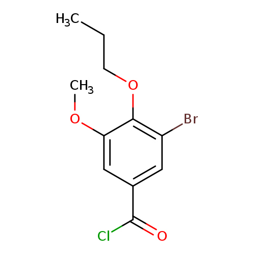 3-Bromo-5-methoxy-4-propoxybenzoyl chloride