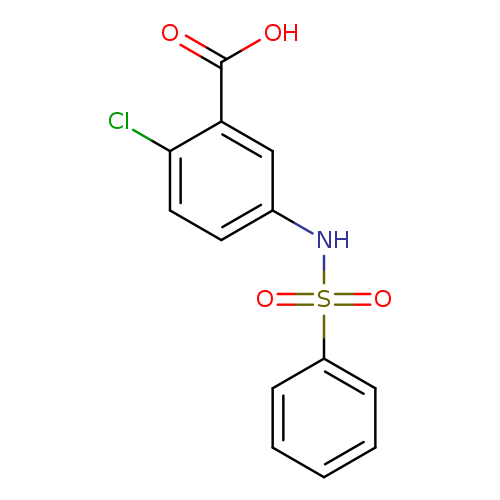 2-Chloro-5-[(phenylsulfonyl)amino]benzoic acid
